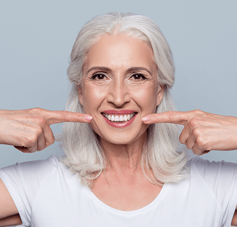 Female showing off her inflant